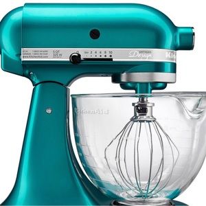 KitchenAid KSM155GBSA 5-Qt. Artisan Design Series with Glass Bowl - Sea Glass